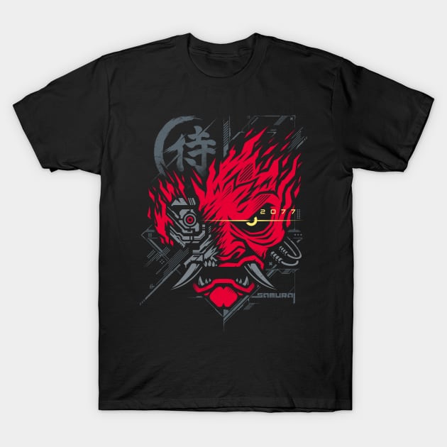 Samurai 77 V.1 T-Shirt by StudioM6